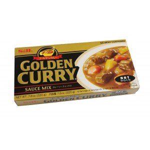 S & B Golden Curry 220g - Made in Japan (Hot)